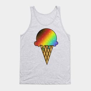 Galaxy Ice Cream - Rainbow Pride Tank Top